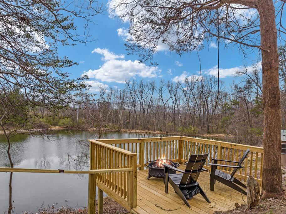 Lazy Lake 3Br Cabin W/ Mtn Views + Hot Tub +Wi-Fi Luray Eksteriør billede