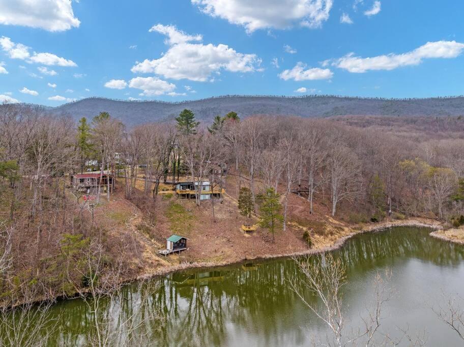 Lazy Lake 3Br Cabin W/ Mtn Views + Hot Tub +Wi-Fi Luray Eksteriør billede
